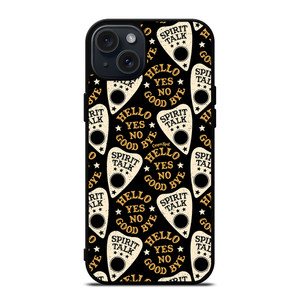 OUIJA HORROR PATTERN iPhone 15 Plus Case OUIJA HORROR PATTERN iPhone 15 Plus Case