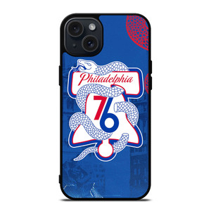 PHILADELPHIA 76ERS LOGO iPhone 15 Plus Case PHILADELPHIA 76ERS LOGO iPhone 15 Plus Case