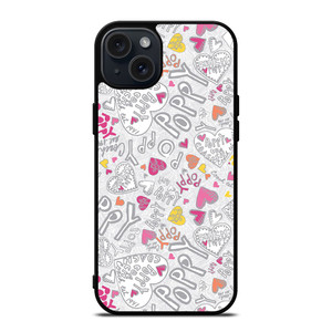 PINK COACH PATTERN LOGO iPhone 15 Plus Case PINK COACH PATTERN LOGO iPhone 15 Plus Case