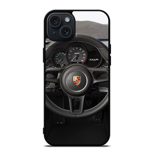 PORSCHE STEERING WHEEL 2 iPhone 15 Plus Case PORSCHE STEERING WHEEL 2 iPhone 15 Plus Case