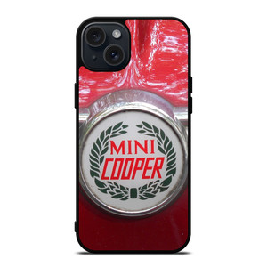 RED MINI COOPER LOGO iPhone 15 Plus Case RED MINI COOPER LOGO iPhone 15 Plus Case