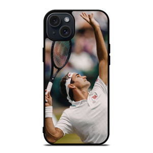 ROGER FEDERER SERVE iPhone 15 Plus Case ROGER FEDERER SERVE iPhone 15 Plus Case
