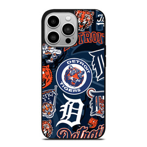 DETROIT TIGERS PATTERN iPhone 14 Pro Case