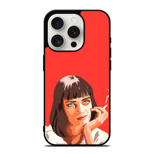 MIA WALLACE PULP FICTION iPhone 15 Pro Case