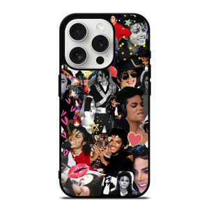 MICHAEL JACKSON COLLAGE iPhone 15 Pro Case