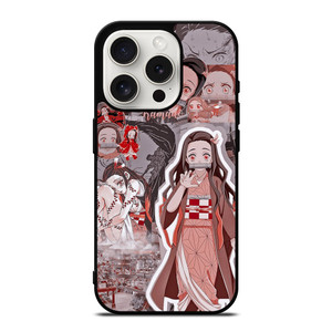 NEZUKO KAMADO DEMON SLAYER COLLAGE iPhone 15 Pro Case NEZUKO KAMADO DEMON SLAYER COLLAGE iPhone 15 Pro Case