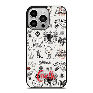 CRUELLA DISNEY PATTERN iPhone 14 Pro Case