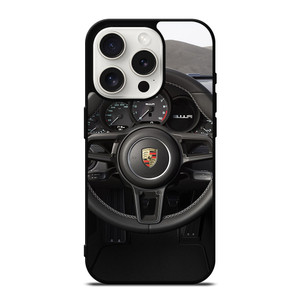PORSCHE STEERING WHEEL 2 iPhone 15 Pro Case PORSCHE STEERING WHEEL 2 iPhone 15 Pro Case
