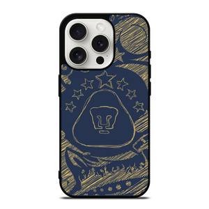 PUMAS UNAM ART LOGO iPhone 15 Pro Case PUMAS UNAM ART LOGO iPhone 15 Pro Case
