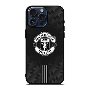 MANCHESTER UNITED BLACK iPhone 15 Pro Max Case MANCHESTER UNITED BLACK iPhone 15 Pro Max Case