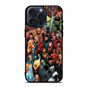 MARVEL COMICS CHARACTERS iPhone 15 Pro Max Case MARVEL COMICS CHARACTERS iPhone 15 Pro Max Case