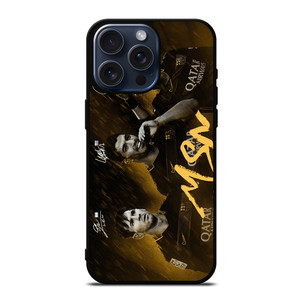 MESSI SUAREZ NEYMAR MSN BARCELONA iPhone 15 Pro Max Case