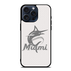 MIAMI MARLINS MLB LOGO 2 iPhone 15 Pro Max Case MIAMI MARLINS MLB LOGO 2 iPhone 15 Pro Max Case
