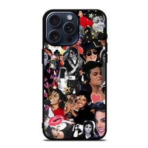MICHAEL JACKSON COLLAGE iPhone 15 Pro Max Case MICHAEL JACKSON COLLAGE iPhone 15 Pro Max Case