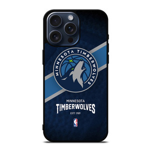 MINNESOTA TIMBERWOLVES LOGO 3 iPhone 15 Pro Max Case