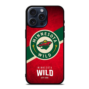 MINNESOTA WILD LOGO 2 iPhone 15 Pro Max Case