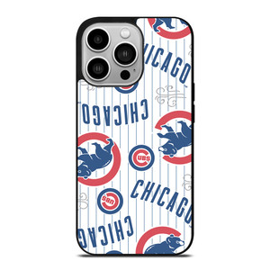 CHICAGO CUBS PATTERN iPhone 14 Pro Case