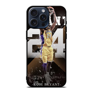 NBA LOS ANGELES LAKERS KOBE BRYANT 3 iPhone 15 Pro Max Case