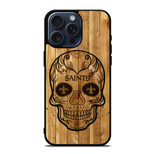 NEW ORLEANS SAINTS SKULL 3 iPhone 15 Pro Max Case NEW ORLEANS SAINTS SKULL 3 iPhone 15 Pro Max Case