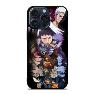 OBITO UCHIHA COLLAGE iPhone 15 Pro Max Case OBITO UCHIHA COLLAGE iPhone 15 Pro Max Case