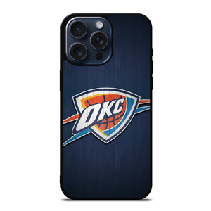 OKLAHOMA CITY THUNDER LOGO iPhone 15 Pro Max Case