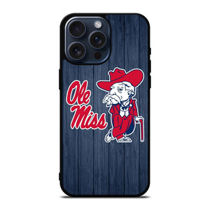 OLE MISS BASEBALL LOGO iPhone 15 Pro Max Case