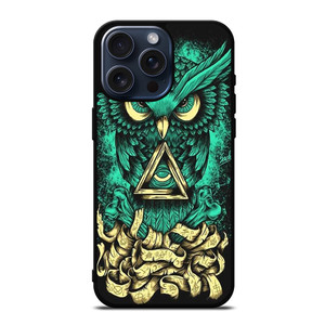 OWL SUGAR SKULL TATTOO iPhone 15 Pro Max Case