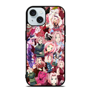 SAKURA HARUNO COLLAGE 2 iPhone 15 Case