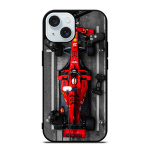 SEBASTIAN VETTEL IN THE PITS iPhone 15 Case SEBASTIAN VETTEL IN THE PITS iPhone 15 Case