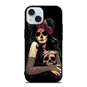 SUGAR SKULL GIRL iPhone 15 Case