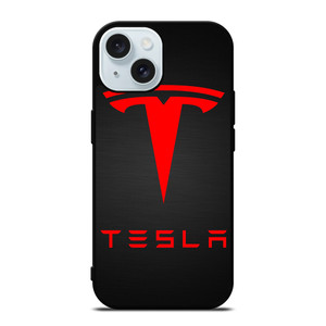 TESLA CAR LOGO 4 iPhone 15 Case