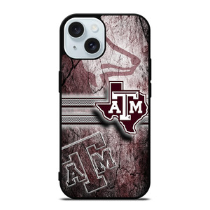 TEXAS A&M AGGIE LOGO iPhone 15 Case