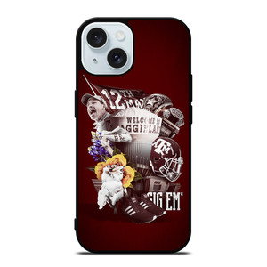TEXAS A&M AGGIES iPhone 15 Case
