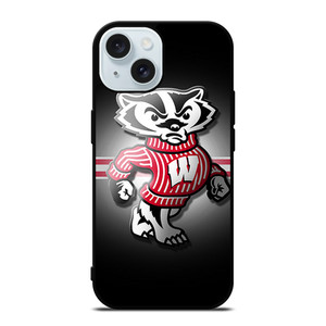 WISCONSIN BADGERS 3 iPhone 15 Case WISCONSIN BADGERS 3 iPhone 15 Case