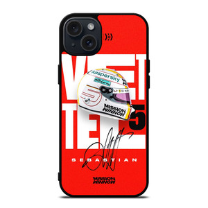 SEBASTIAN VETTEL HELMET iPhone 15 Plus Case SEBASTIAN VETTEL HELMET iPhone 15 Plus Case