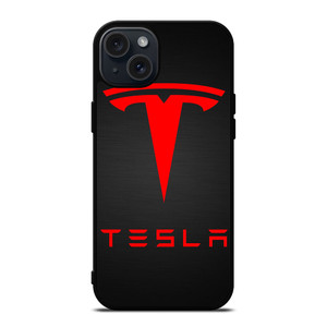 TESLA CAR LOGO 4 iPhone 15 Plus Case