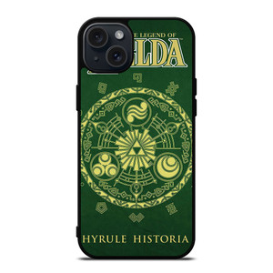 THE LEGEND OF ZELDA HYRULE HISTORIA iPhone 15 Plus Case THE LEGEND OF ZELDA HYRULE HISTORIA iPhone 15 Plus Case