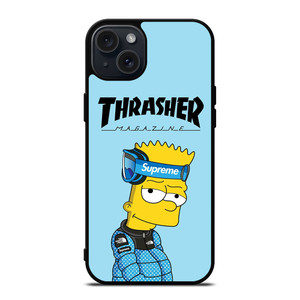 THRASHER MAGAZINE BART iPhone 15 Plus Case THRASHER MAGAZINE BART iPhone 15 Plus Case