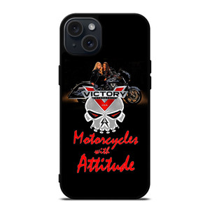 VICTORY MOTORCYCLES LOGO 2 iPhone 15 Plus Case VICTORY MOTORCYCLES LOGO 2 iPhone 15 Plus Case
