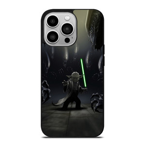 YODA VS ALIENS iPhone 14 Pro Case
