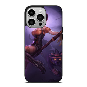 WITCH AND HALLOWEEN MOON iPhone 14 Pro Case