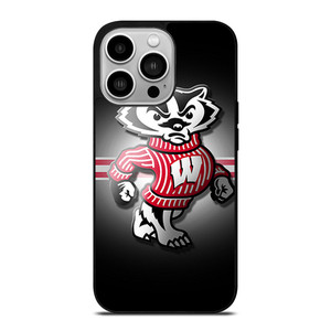 WISCONSIN BADGERS 3 iPhone 14 Pro Case WISCONSIN BADGERS 3 iPhone 14 Pro Case
