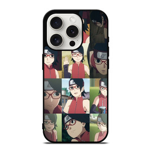 SARADA UCHIHA COLLAGE iPhone 15 Pro Case