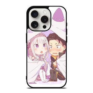 SUBARU AND EMILIA CHIBI iPhone 15 Pro Case