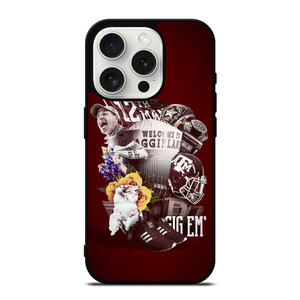 TEXAS A&M AGGIES iPhone 15 Pro Case TEXAS A&M AGGIES iPhone 15 Pro Case