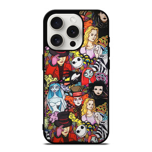 TIM BURTON CHARACTERS iPhone 15 Pro Case