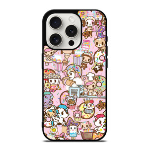 TOKIDOKI UNICORN DONUTELLA COLLAGE iPhone 15 Pro Case