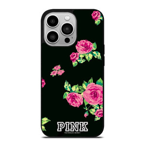 VICTORIA'S SECRET FLORAL PINK iPhone 14 Pro Case