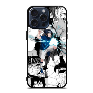 SASUKE UCHIHA COLLAGE 3 iPhone 15 Pro Max Case