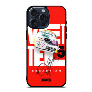 SEBASTIAN VETTEL HELMET iPhone 15 Pro Max Case